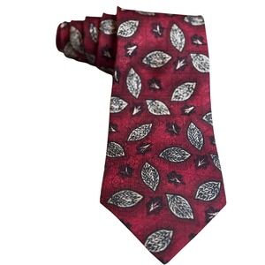 Robert Talbott Best of Class Guffey's Red‎ Leaf Silk Tie Necktie Mens Vintage